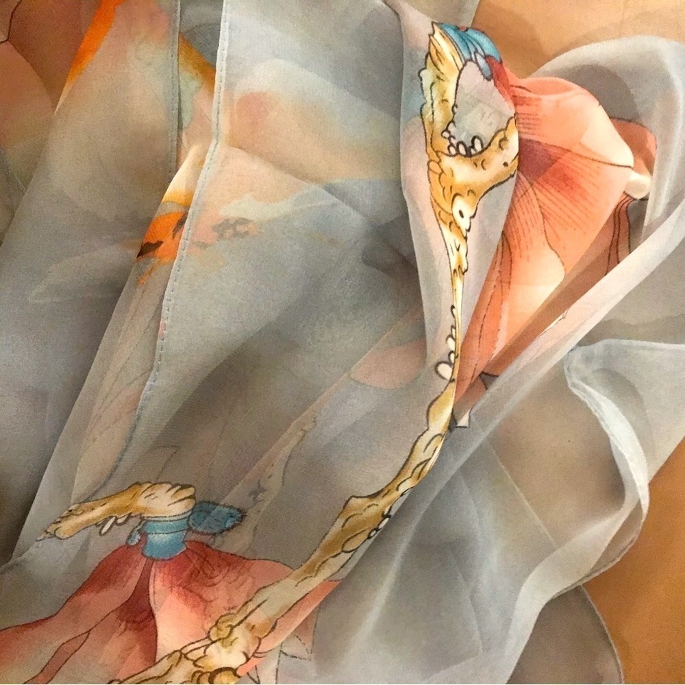 𝅺one in stock NEW! Chiffon Scarf - Picture 3 of 6